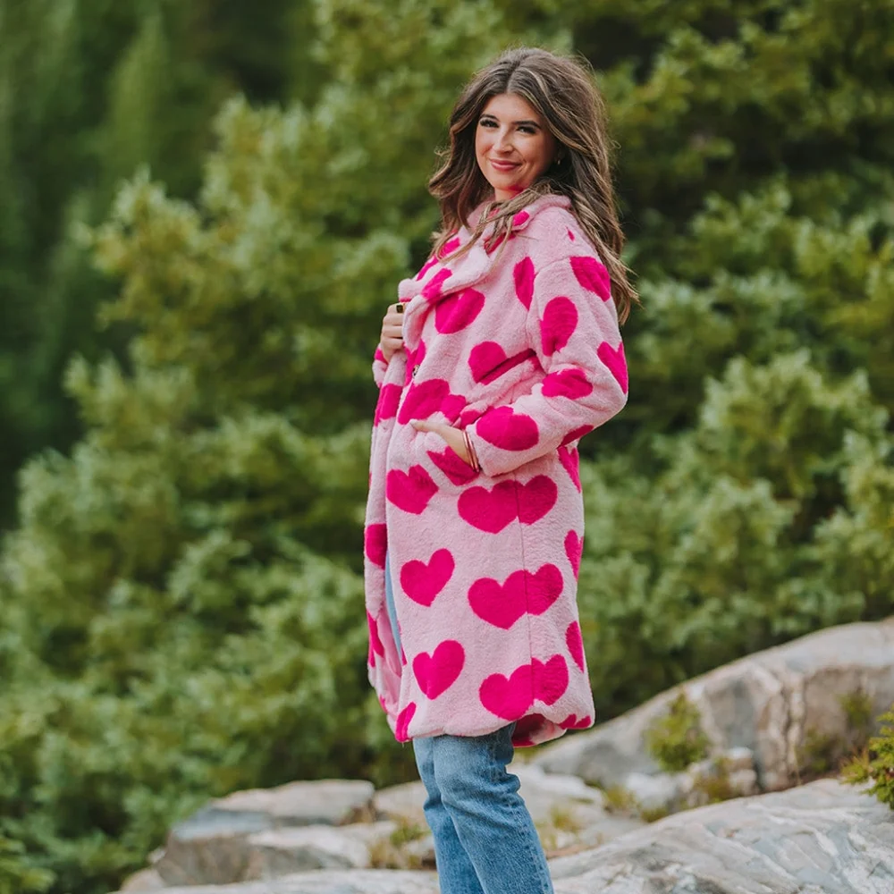 Buddy Love Zoey Oversized Faux Fur Love Coat - Picture 5 of 7